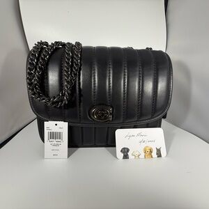 Coach Madison Black Quilted Shoulder Bag